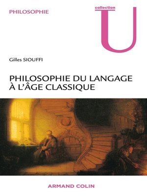 cover image of Philosophie du langage à l'âge classique